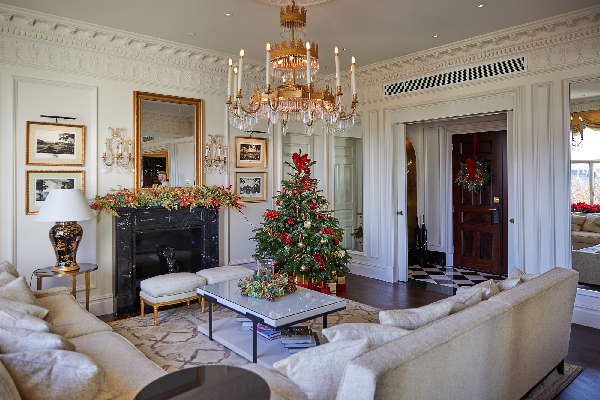 Royal Suite with Christmas tree